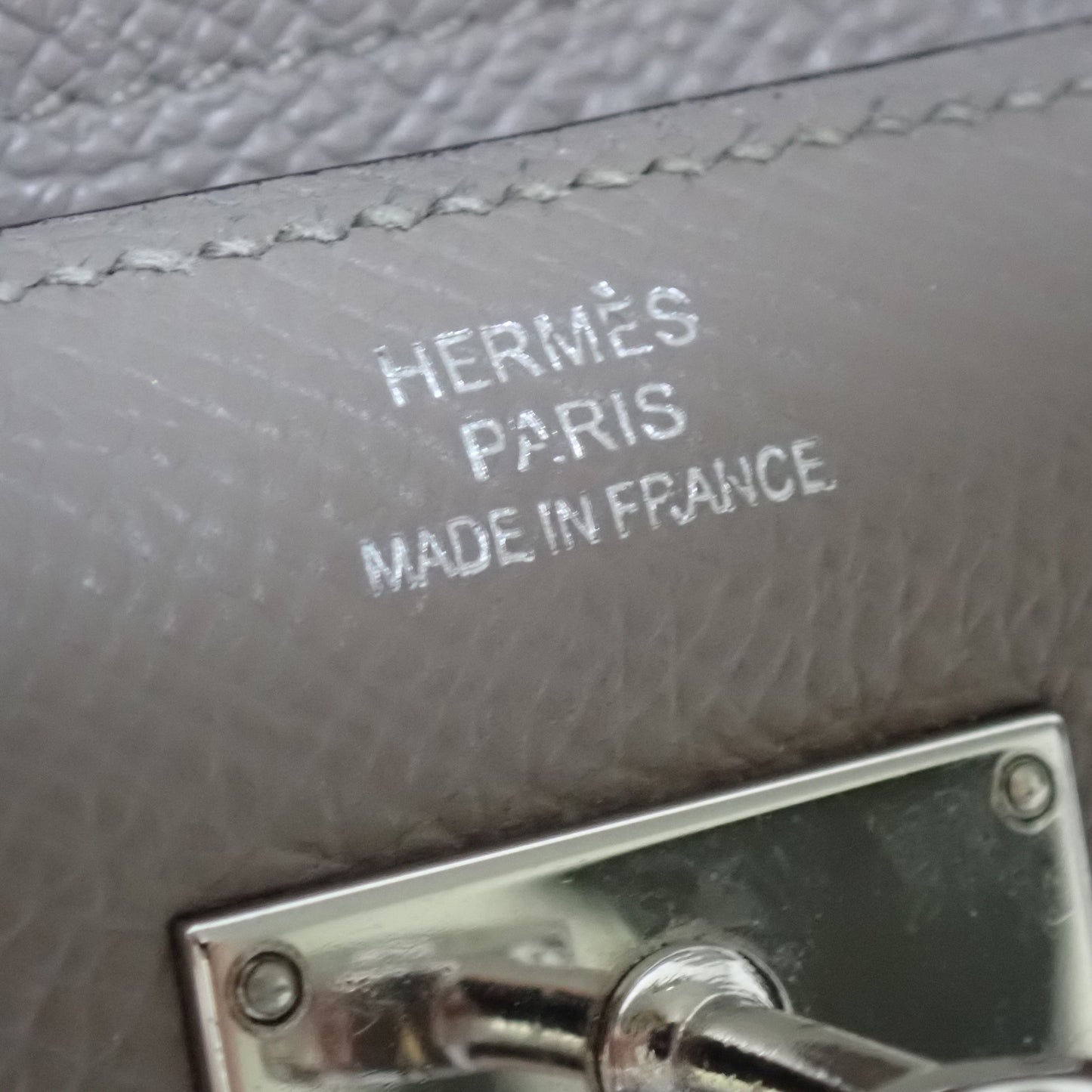 HERMES エルメス ケリー ウォレット ミディアム エトゥープ ベージュ レディース 三つ折り財布