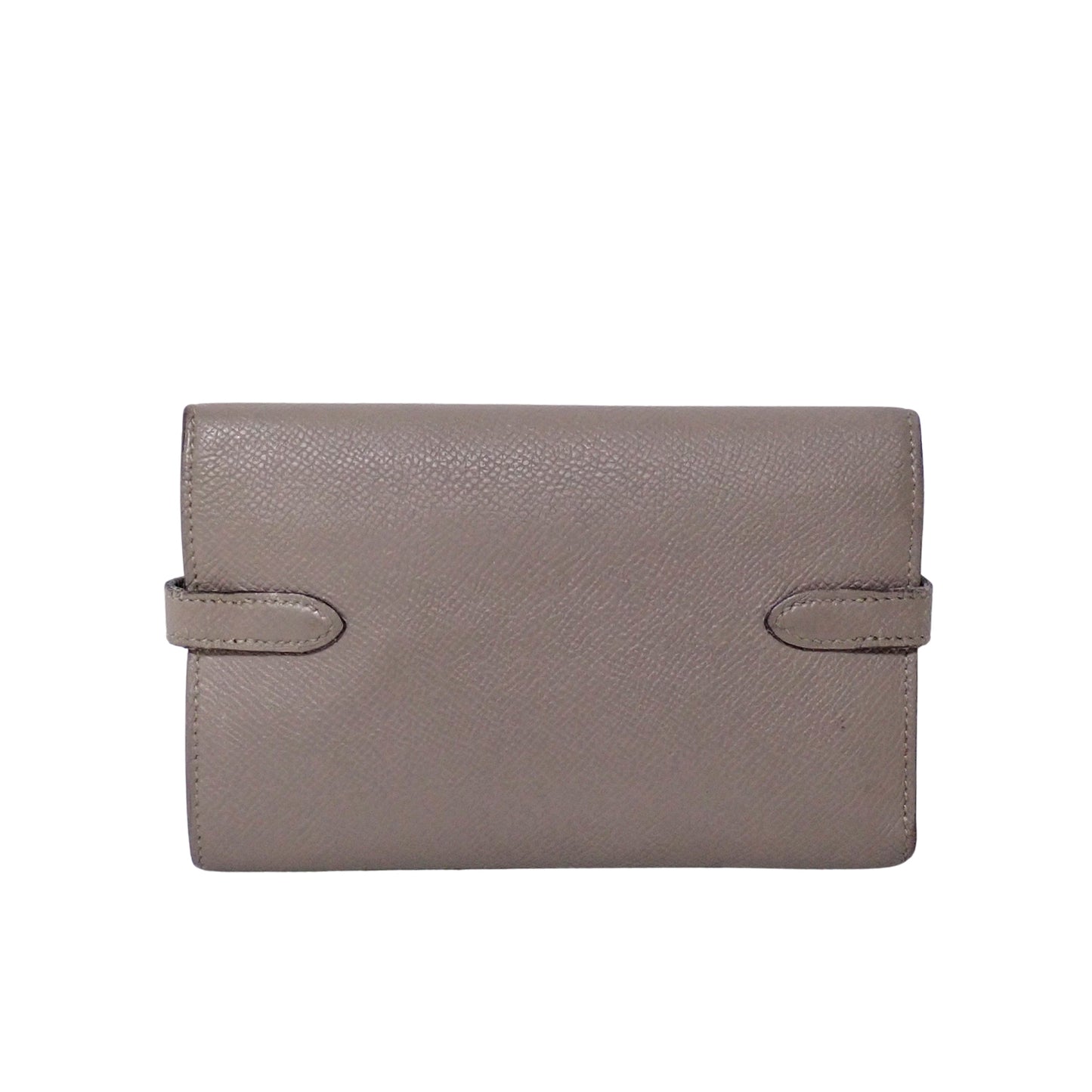 HERMES エルメス ケリー ウォレット ミディアム エトゥープ ベージュ レディース 三つ折り財布