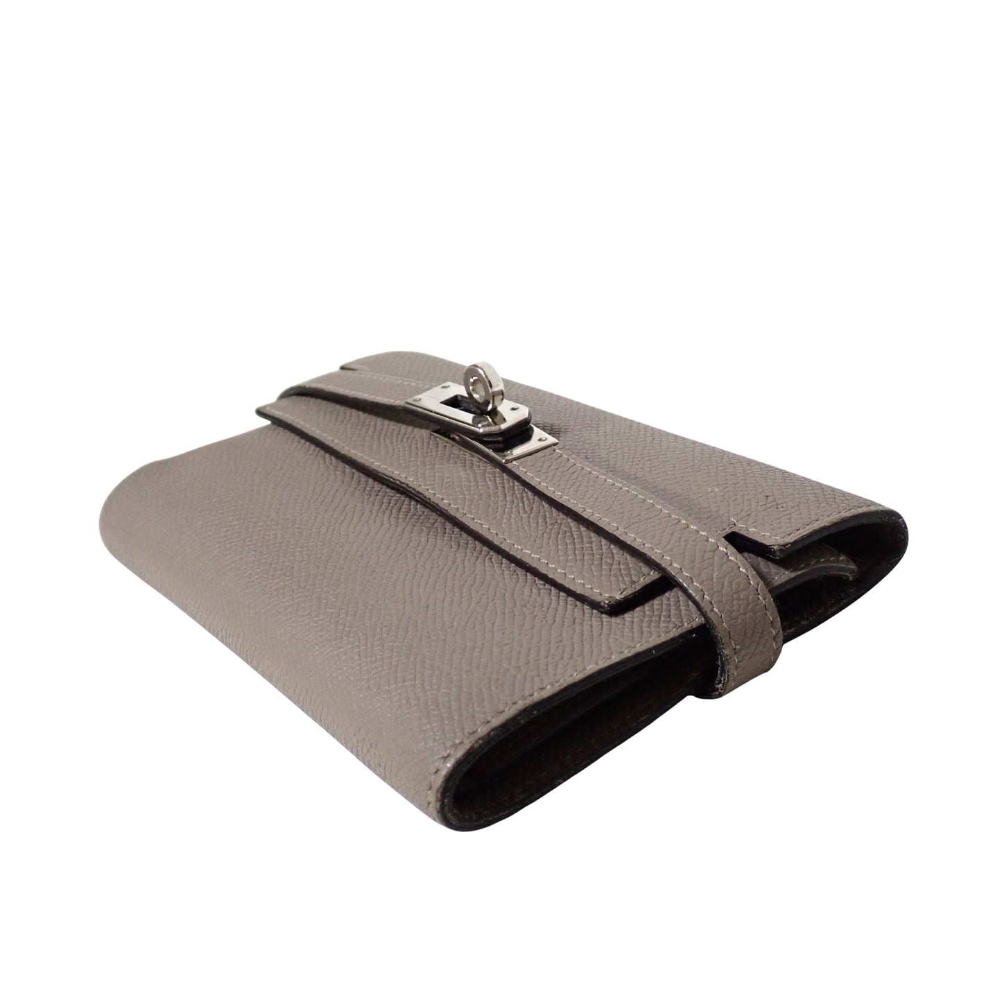 HERMES エルメス ケリー ウォレット ミディアム エトゥープ ベージュ レディース 三つ折り財布