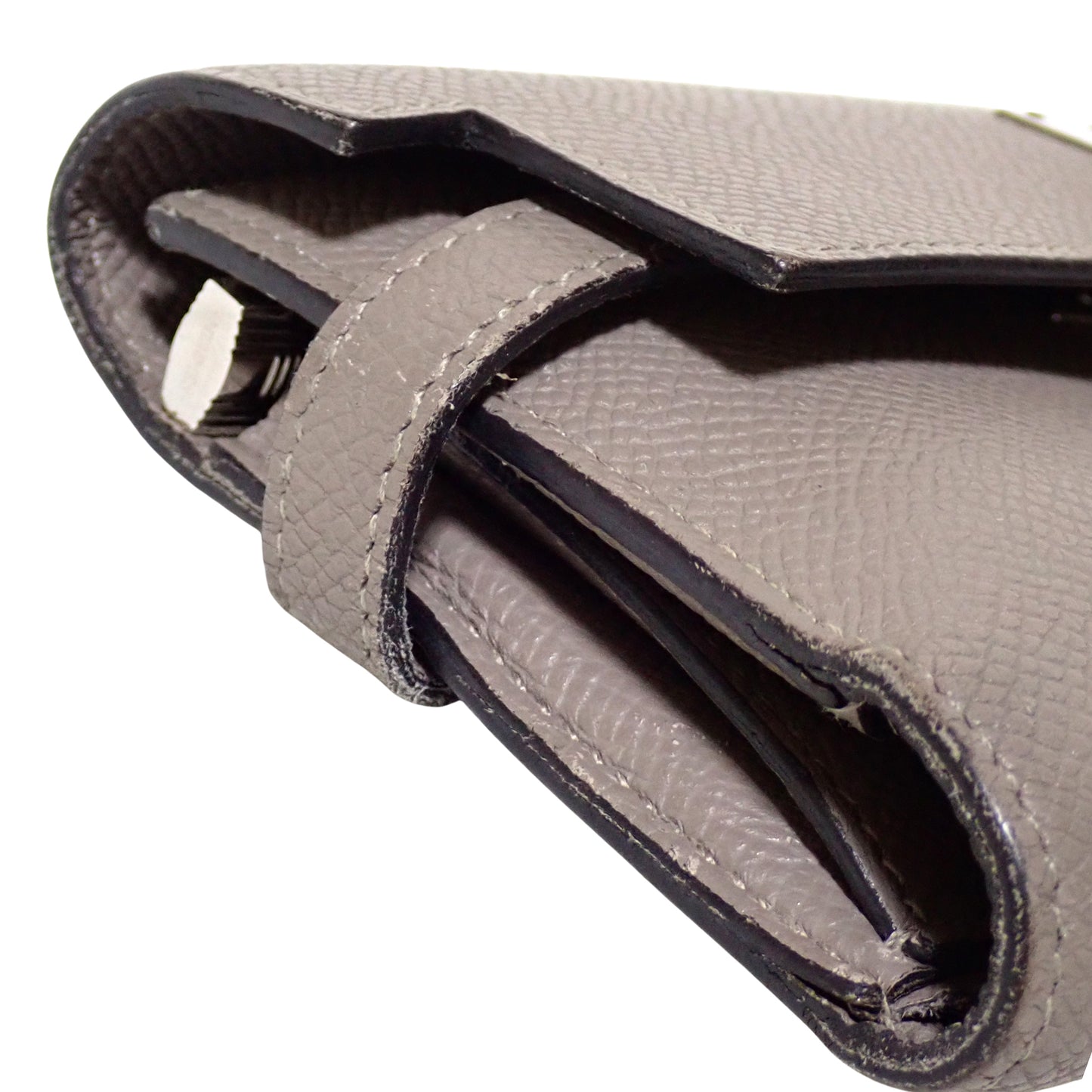 HERMES エルメス ケリー ウォレット ミディアム エトゥープ ベージュ レディース 三つ折り財布