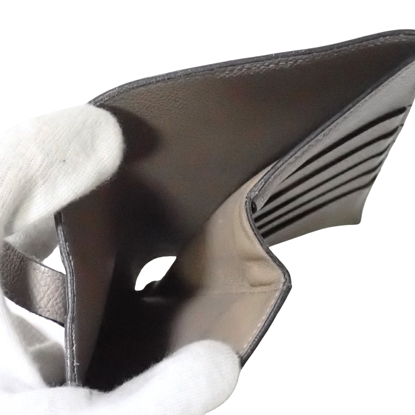 HERMES エルメス ケリー ウォレット ミディアム エトゥープ ベージュ レディース 三つ折り財布