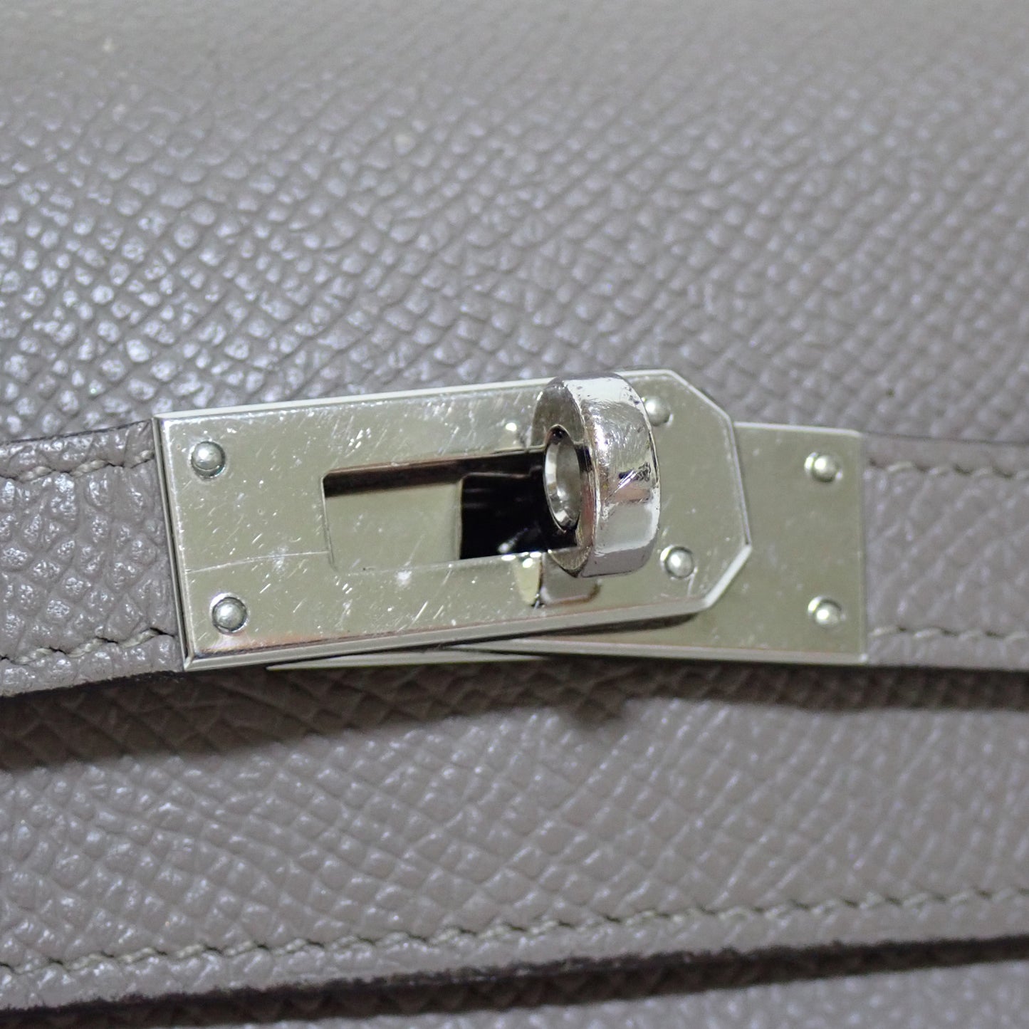 HERMES エルメス ケリー ウォレット ミディアム エトゥープ ベージュ レディース 三つ折り財布