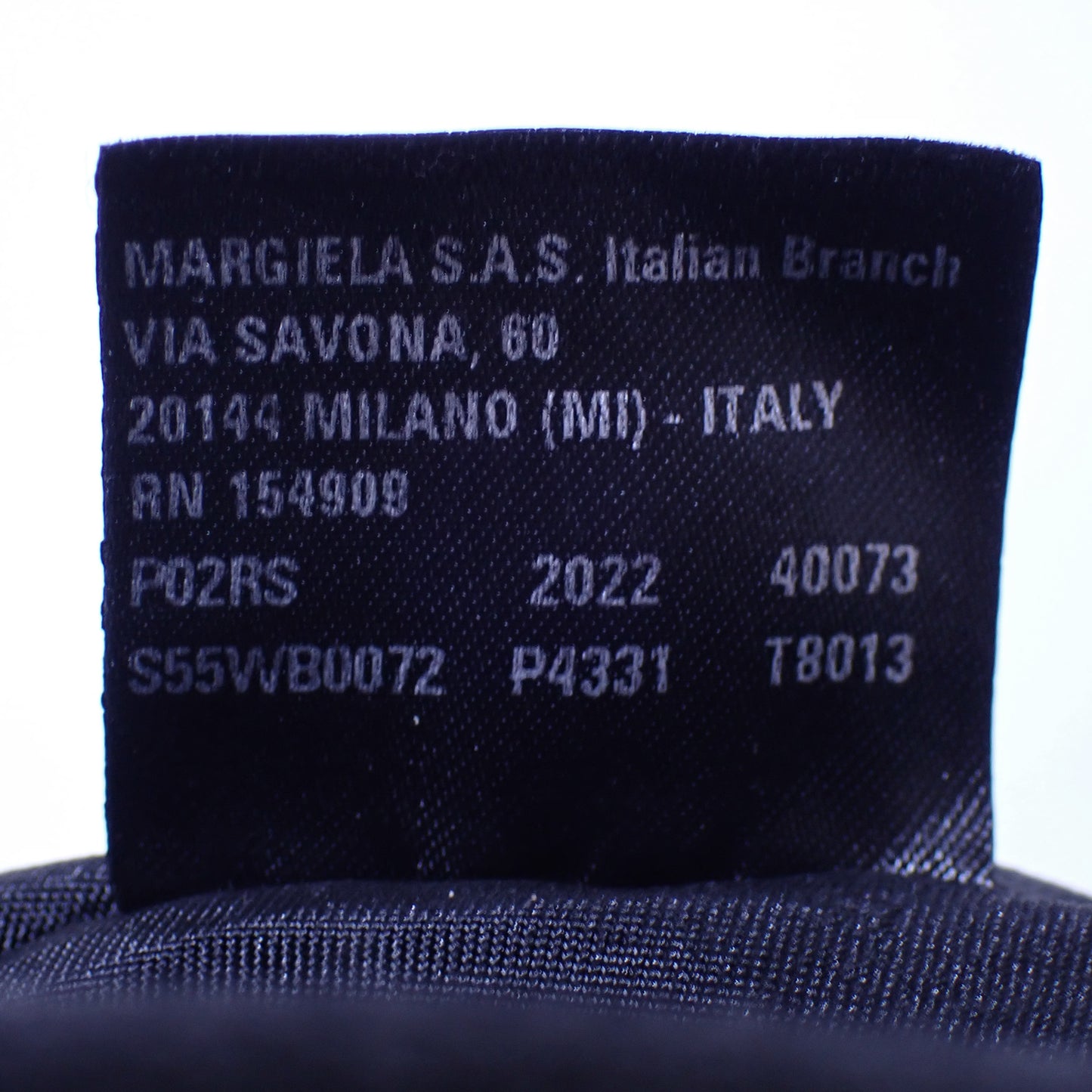 Maison Margiela メゾンマルジェラ 4ステッチ クロス ボディバッグ S55WB0072 ブラック メンズ ショルダーバッグ