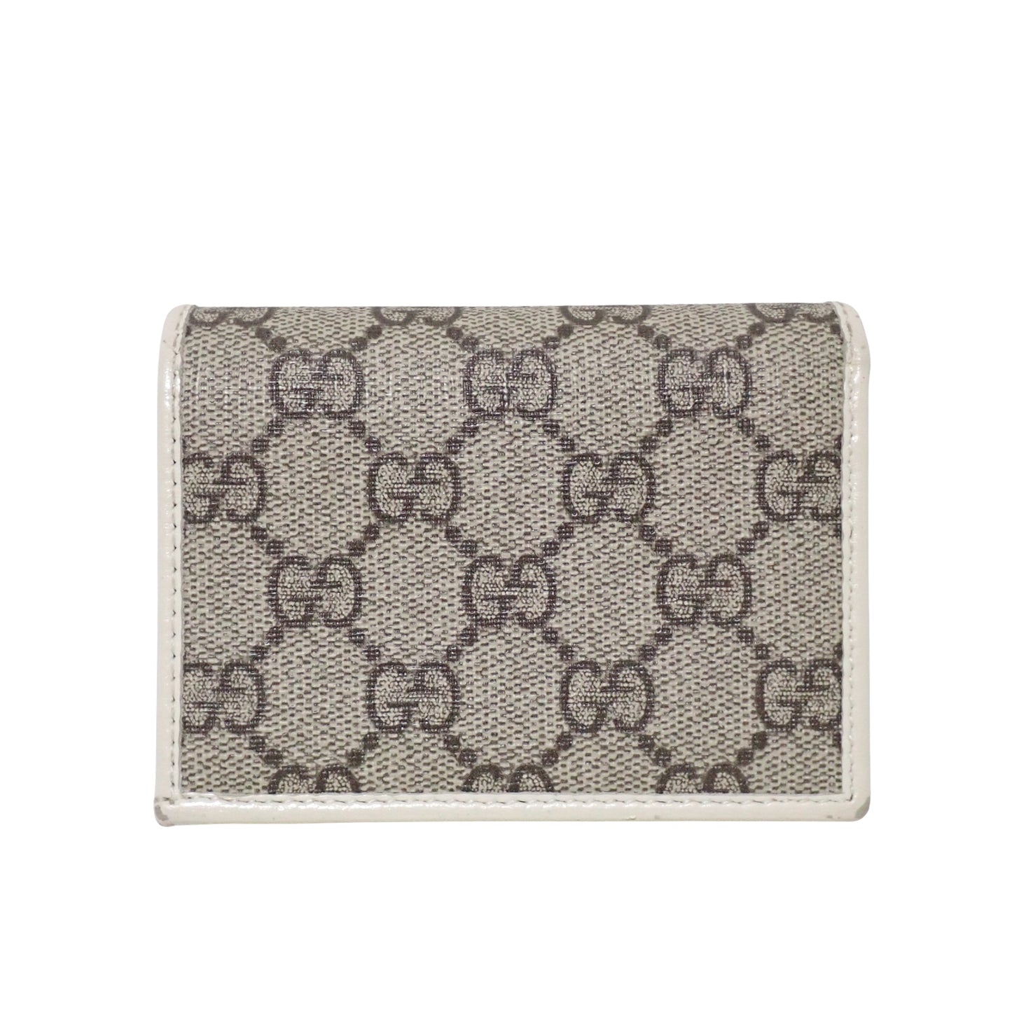 GUCCI グッチ GG スプルーム ホースビット 1955 ベージュ レディース 二つ折り財布