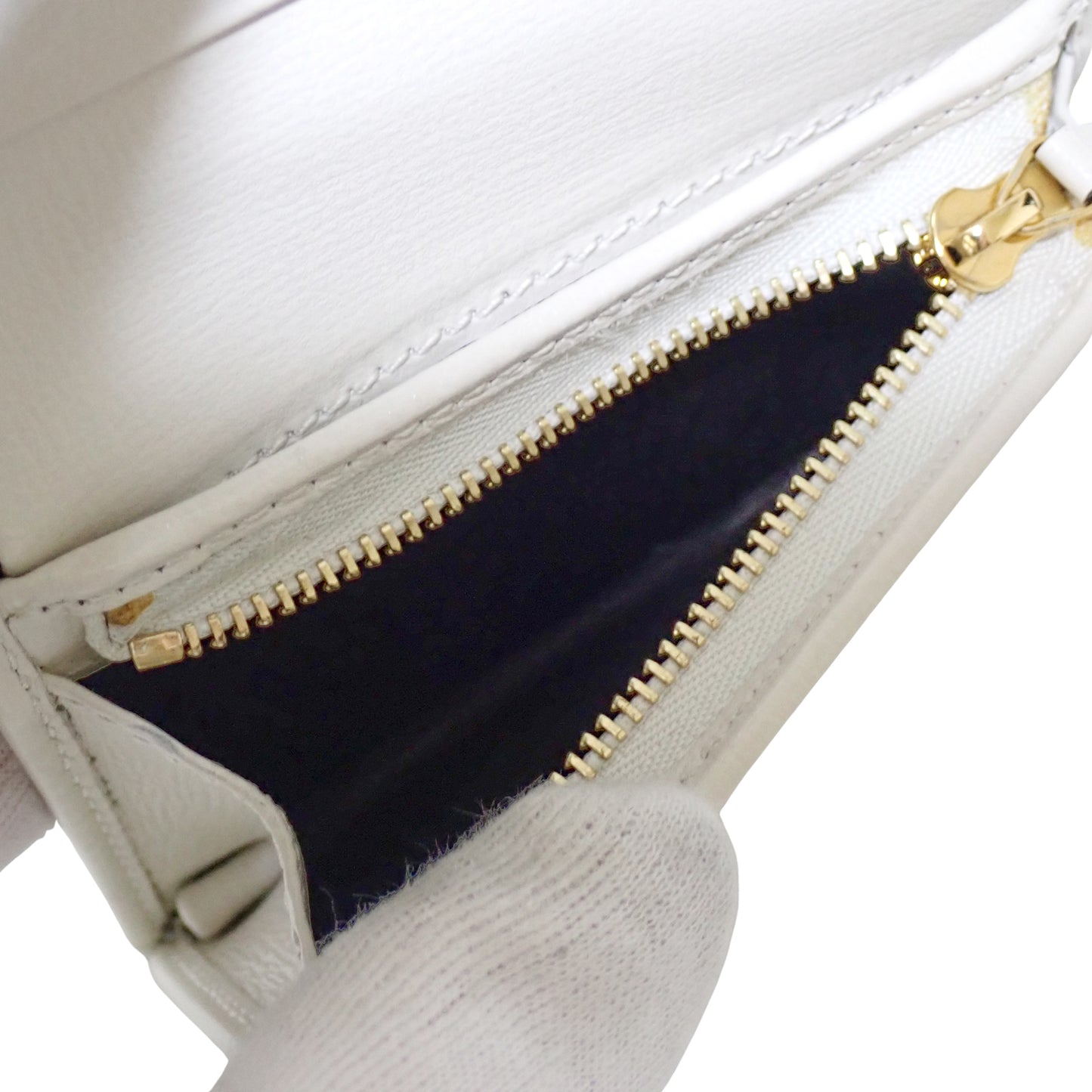 GUCCI グッチ GG スプルーム ホースビット 1955 ベージュ レディース 二つ折り財布