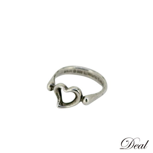 TIFFANY&Co. ティファニー オープンハート Sv925 8号 シルバー レディース リング 指輪