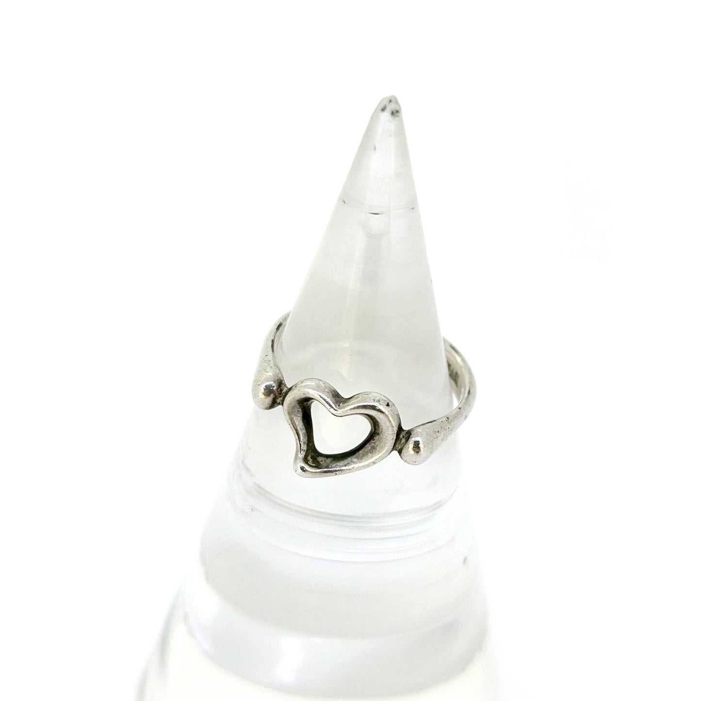 TIFFANY&Co. ティファニー オープンハート Sv925 8号 シルバー レディース リング 指輪