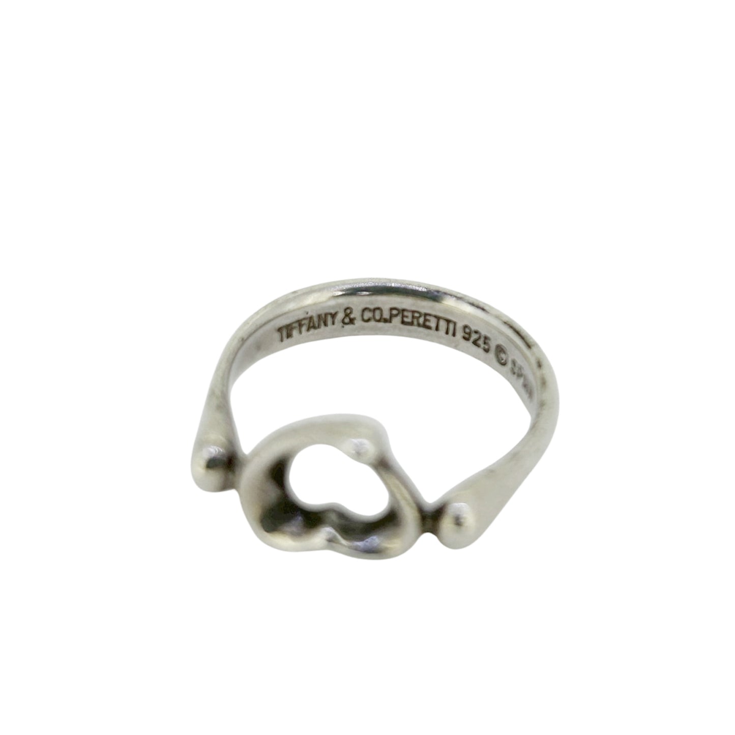 TIFFANY&Co. ティファニー オープンハート Sv925 8号 シルバー レディース リング 指輪