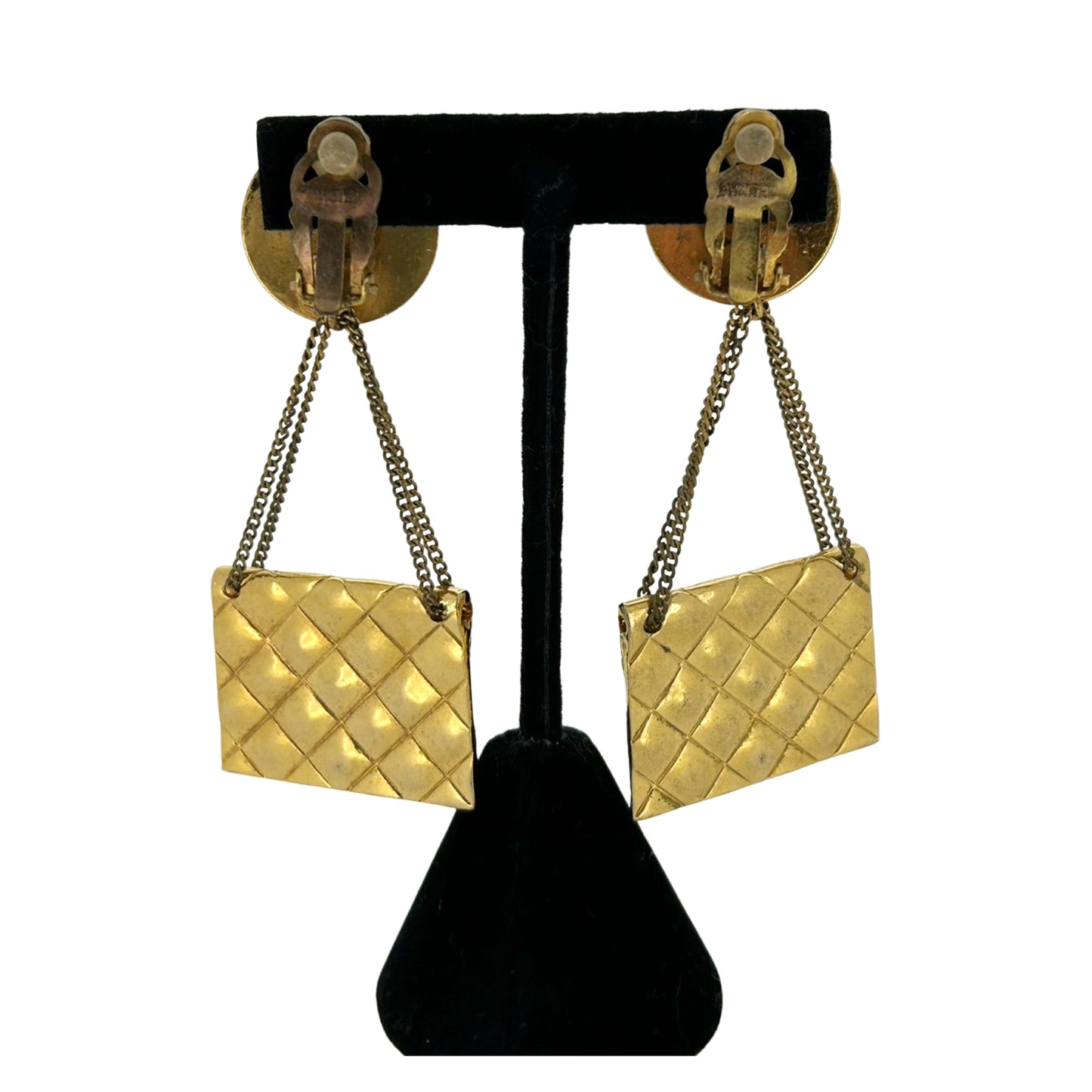 CHANEL シャネル マトラッセ バッグ コイン ココ ヴィンテージ ゴールド レディース イヤリング