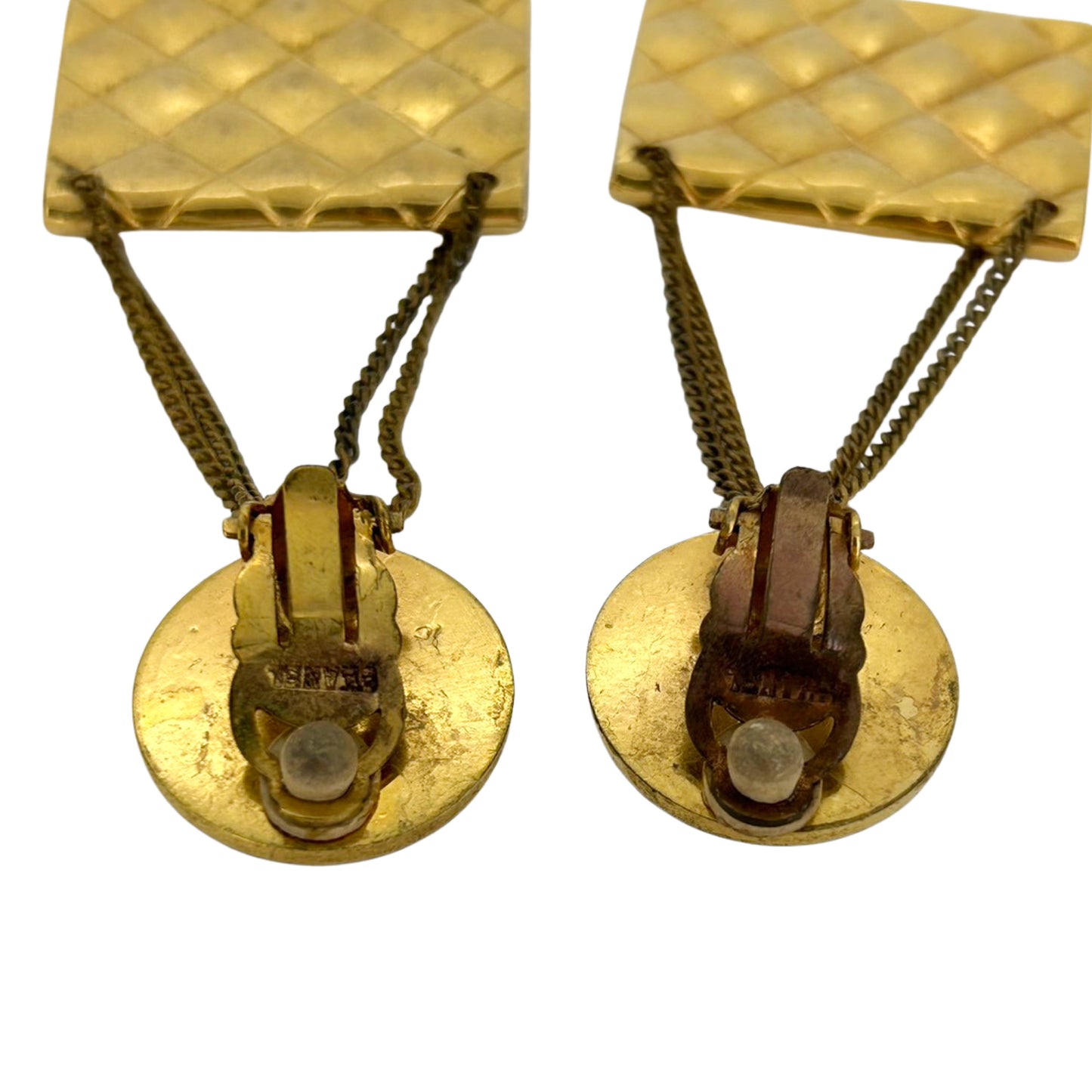 CHANEL シャネル マトラッセ バッグ コイン ココ ヴィンテージ ゴールド レディース イヤリング