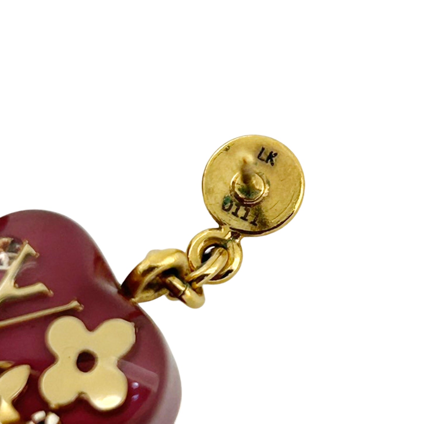 LOUIS VUITTON ルイ・ヴィトン ブークルドレイユ クール アンクルージョン M66210 ハート モノグラム パープル レディース ピアス
LV