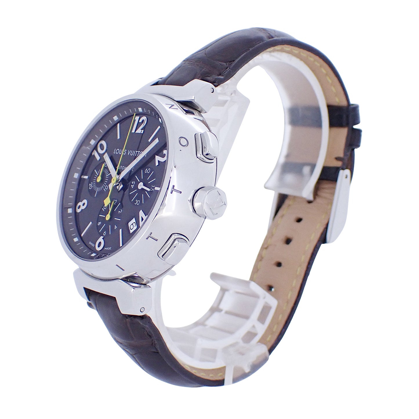 LOUIS VUITTON ルイ・ヴィトン タンブール クロノ Q1121 メンズ 腕時計
LV