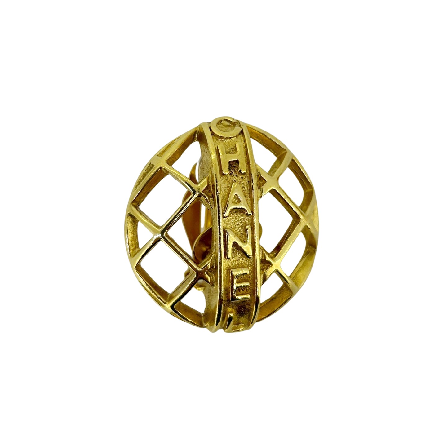 CHANEL シャネル シャネル ロゴ 丸形 ゴールド ヴィンテージ ゴールド レディース イヤリング