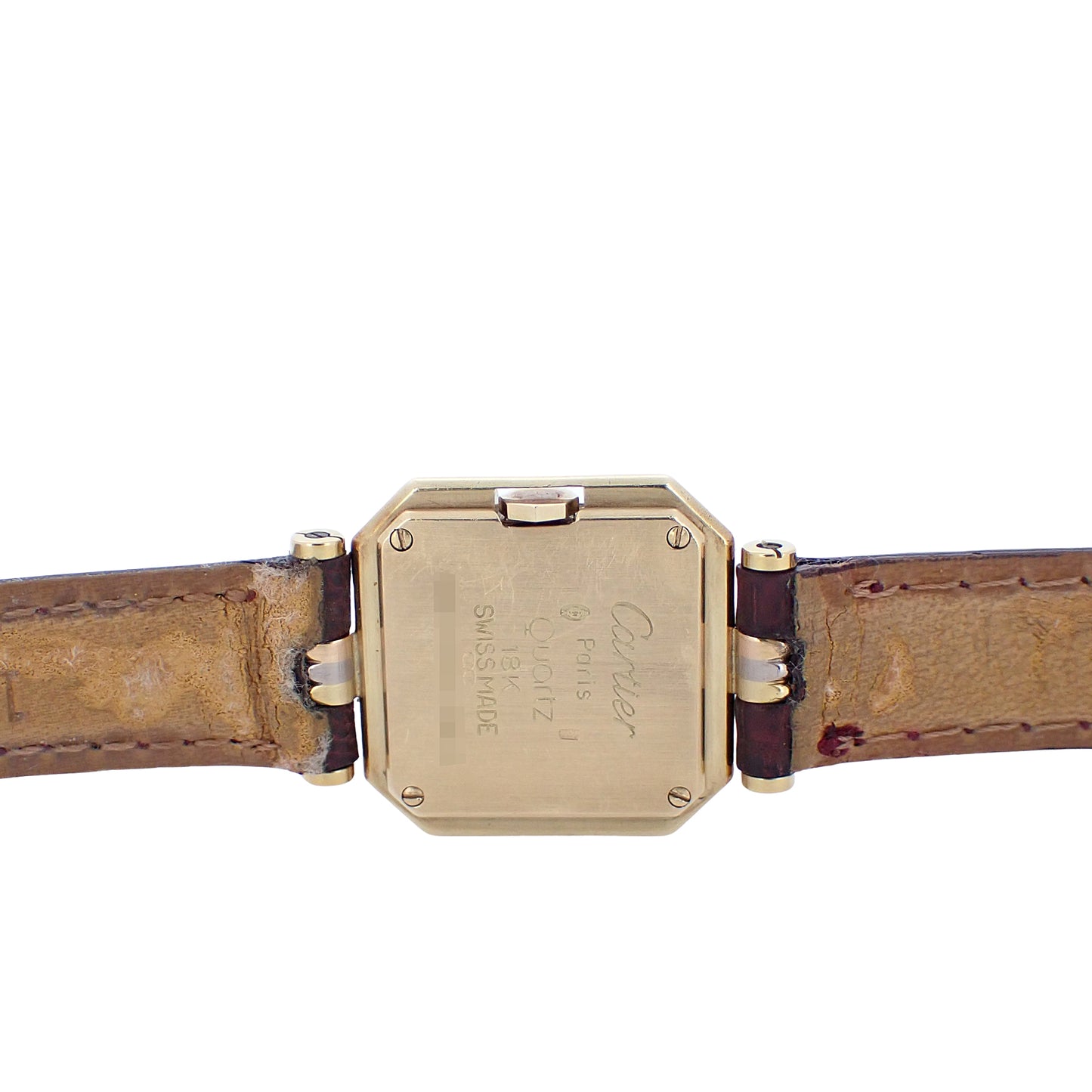 18金無垢 Cartier カルティエ ミニサンチュール トリニティ 66002 レディース 腕時計