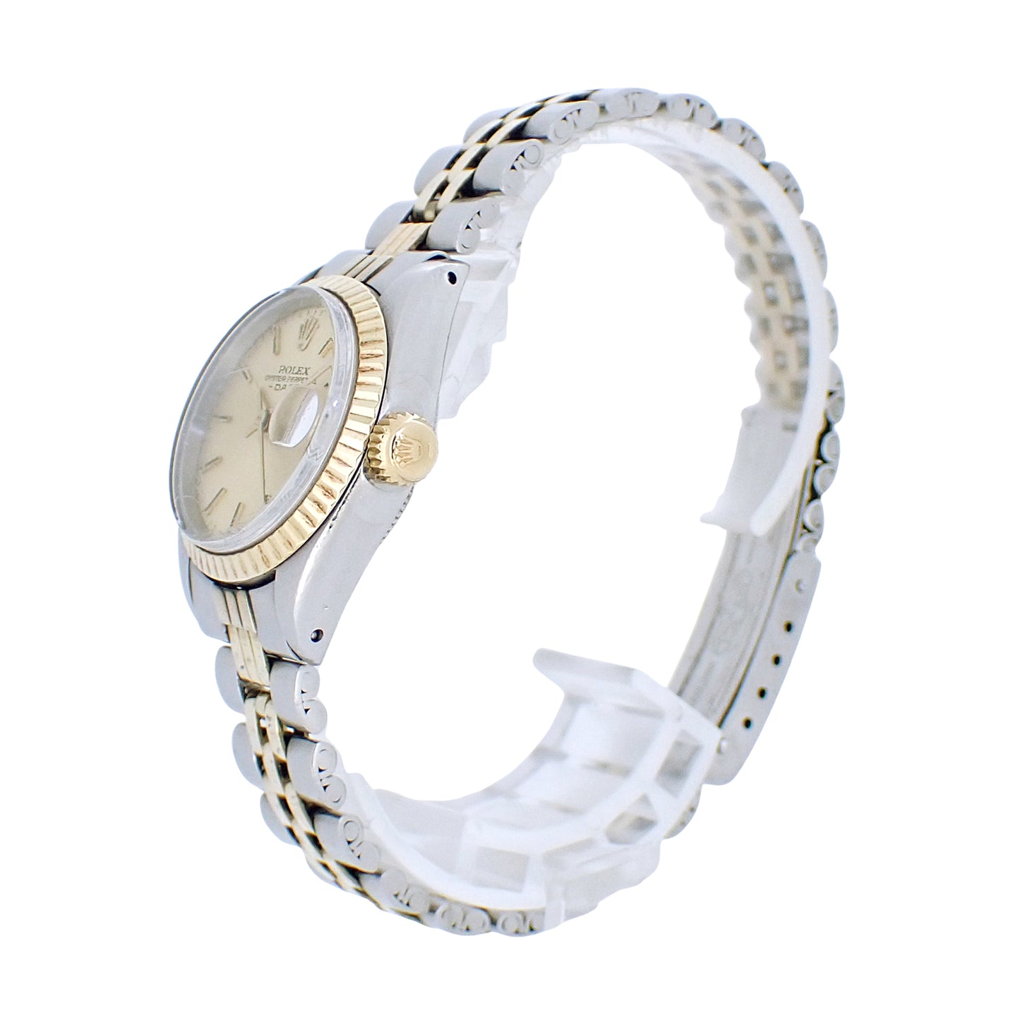 ROLEX ロレックス オイスターパーペチュアル デイト 6917 SS/K14YG レディース 腕時計