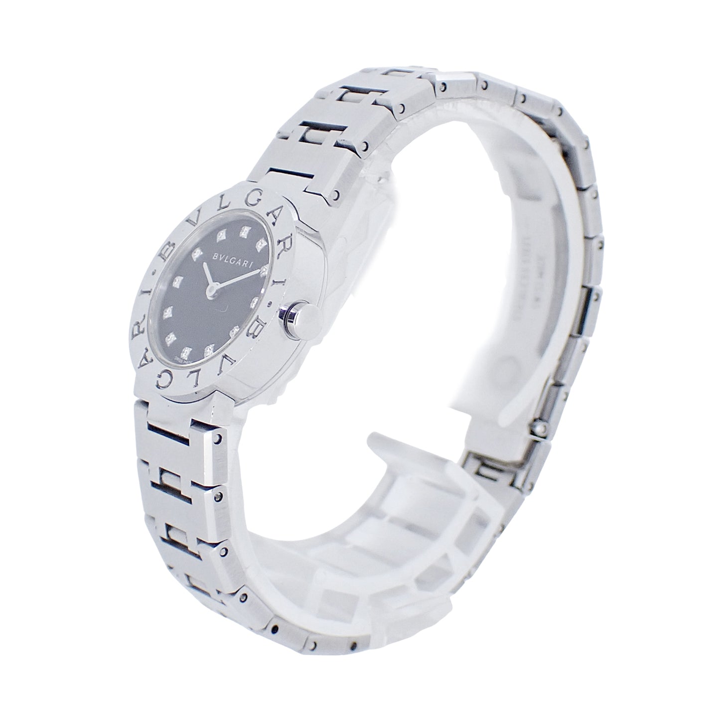 12Pダイヤ BVLGARI ブルガリ ブルガリブルガリ BB23SS レディース 腕時計