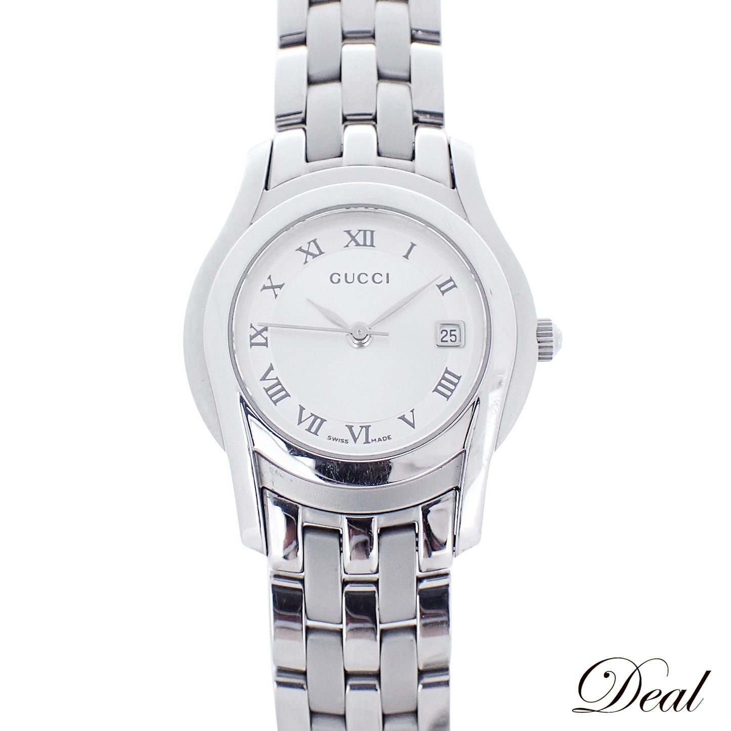 GUCCI グッチ Gクラス シルバー 5500L レディース 腕時計