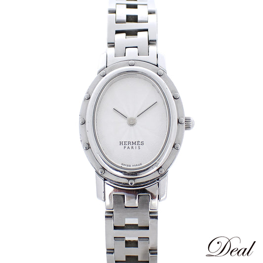 HERMES エルメス クリッパー オーバル CO1.210 レディース 腕時計