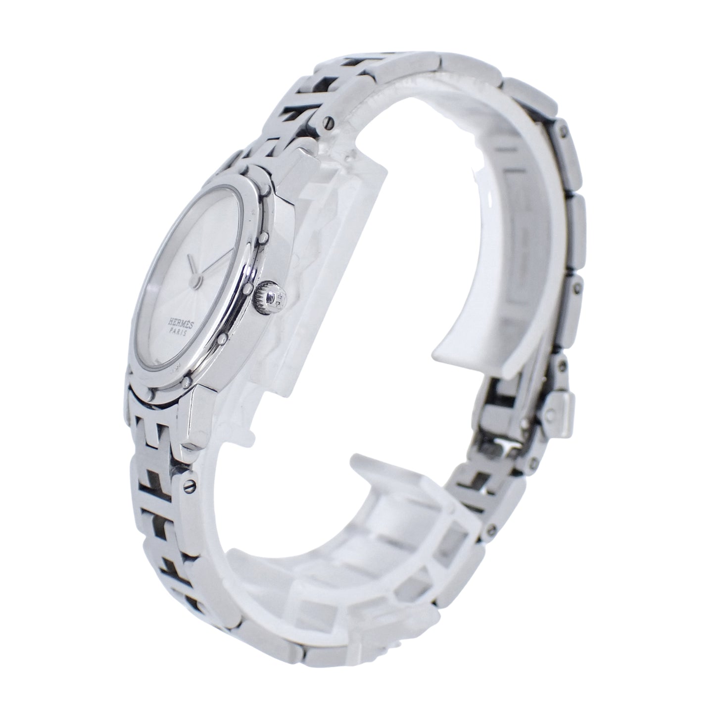 HERMES エルメス クリッパー オーバル CO1.210 レディース 腕時計