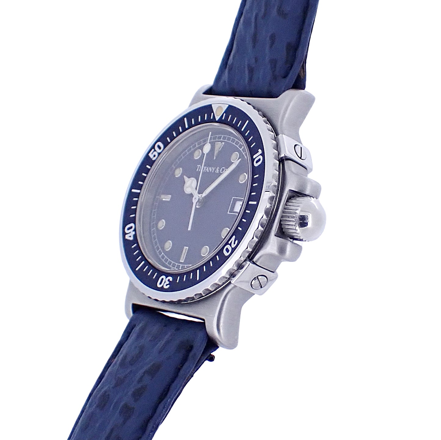TIFFANY&Co. ティファニー ダイバーズ ウォッチ デイト LO710 レディース 腕時計