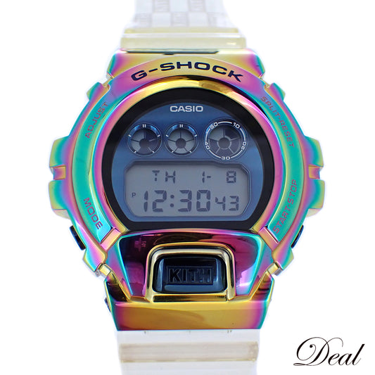 KITHコラボ 限定 CASIO カシオ Gショック GM-6900 GM-6900 レインボーベゼル メンズ 腕時計