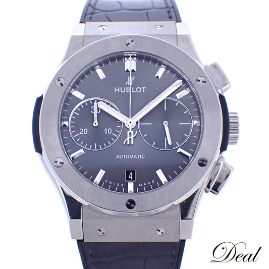 HUBLOT ウブロ クラシックフュージョン クロノグラフ チタニウム レーシンググレー 521.NX.7071.LR メンズ 腕時計