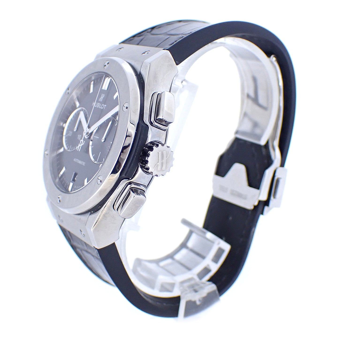 HUBLOT ウブロ クラシックフュージョン クロノグラフ チタニウム レーシンググレー 521.NX.7071.LR メンズ 腕時計