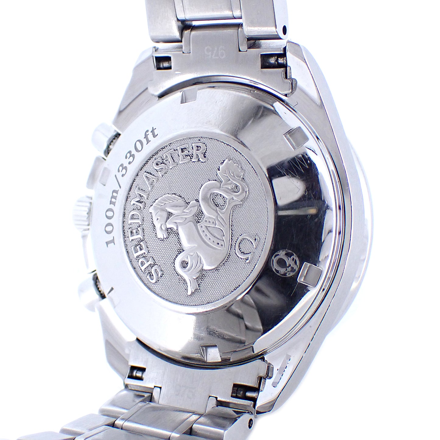 OMEGA オメガ スピードマスター デイト 3210.52 ブラック×レッド メンズ 腕時計