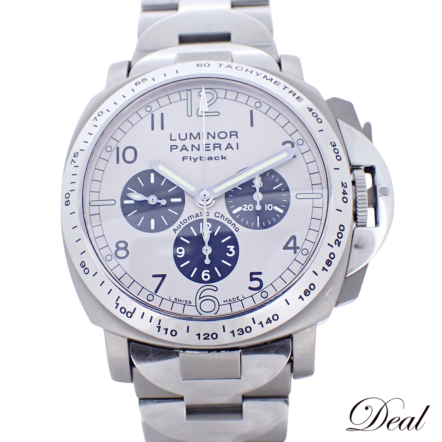 300本限定 PANERAI パネライ ルミノール フライバック クロノグラフ PAM00060 メンズ 腕時計