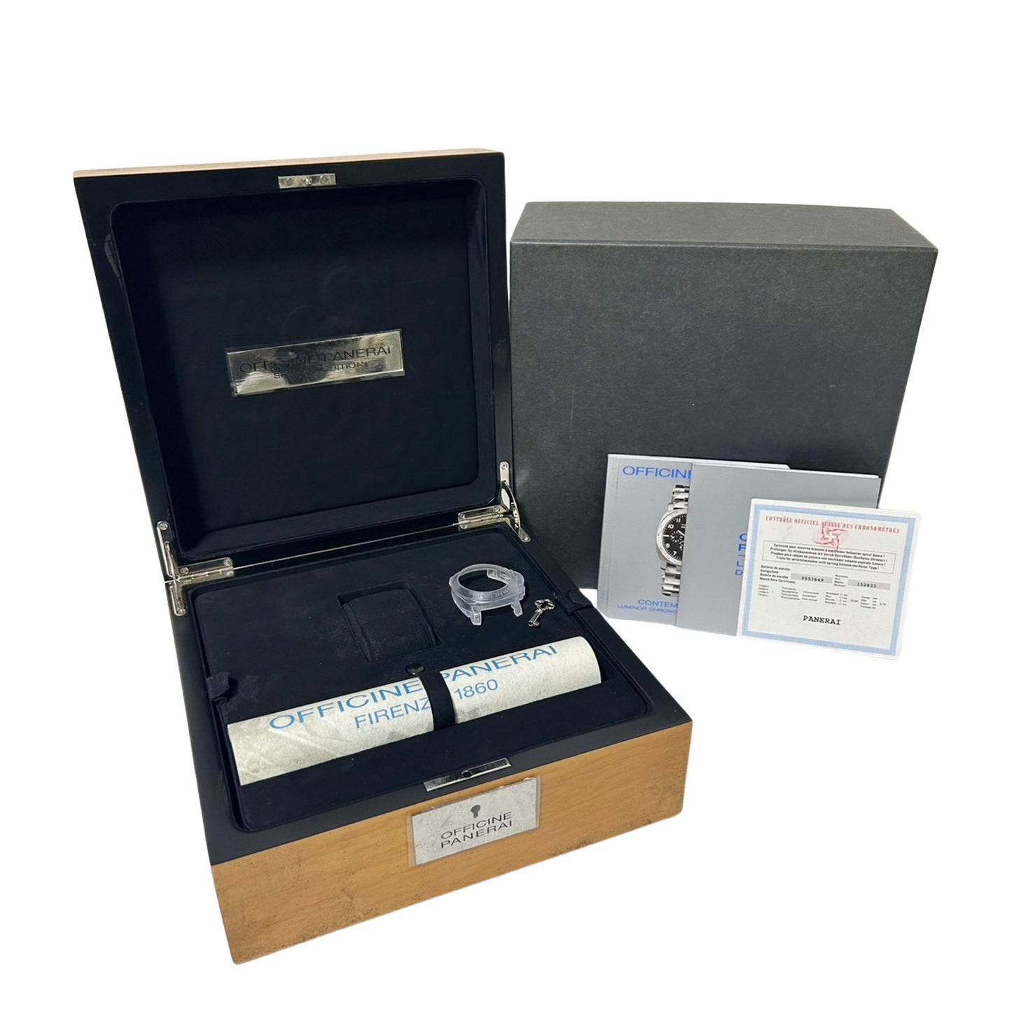 300本限定 PANERAI パネライ ルミノール フライバック クロノグラフ PAM00060 メンズ 腕時計