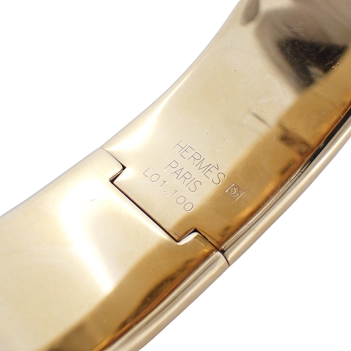 HERMES エルメス ロケ バングル ウォッチ L01.201 七宝焼き レディース 腕時計