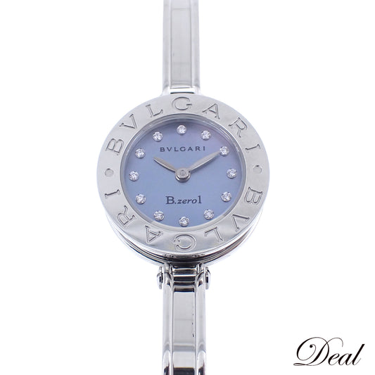 BVLGARI ブルガリ B-zero1 ビーゼロワン バングル 12PD ブルーシェル BZ22S レディース 腕時計