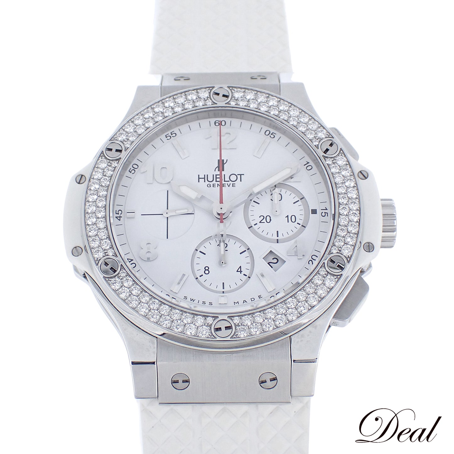 ベゼルダイヤ HUBLOT ウブロ ビッグバン オールホワイト 301.SE.230.RW.114 メンズ 腕時計