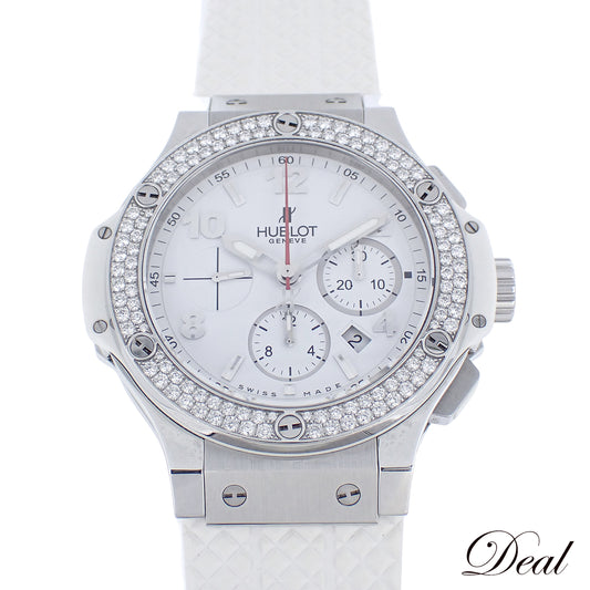 ベゼルダイヤ HUBLOT ウブロ ビッグバン オールホワイト 301.SE.230.RW.114 メンズ 腕時計
