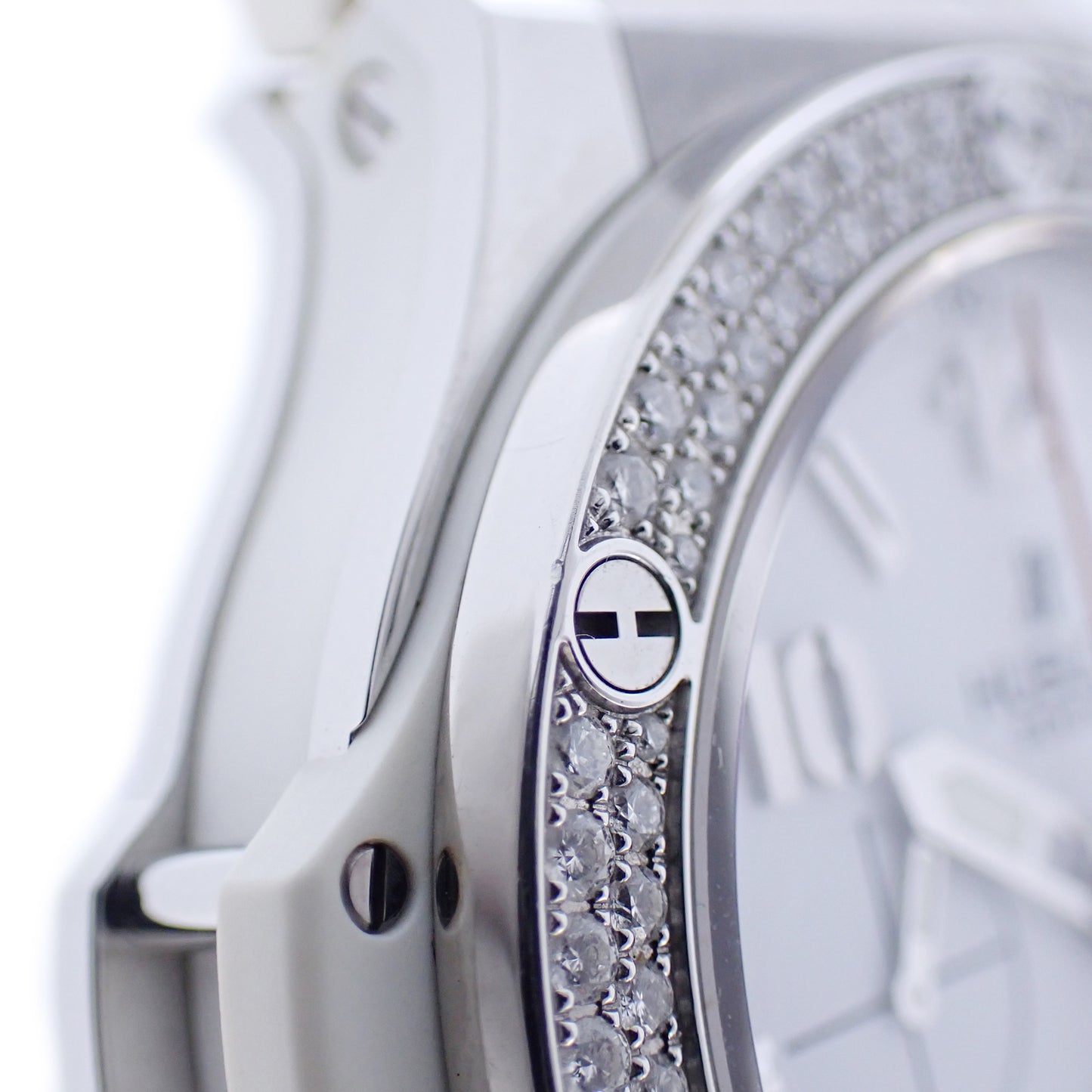 ベゼルダイヤ HUBLOT ウブロ ビッグバン オールホワイト 301.SE.230.RW.114 メンズ 腕時計