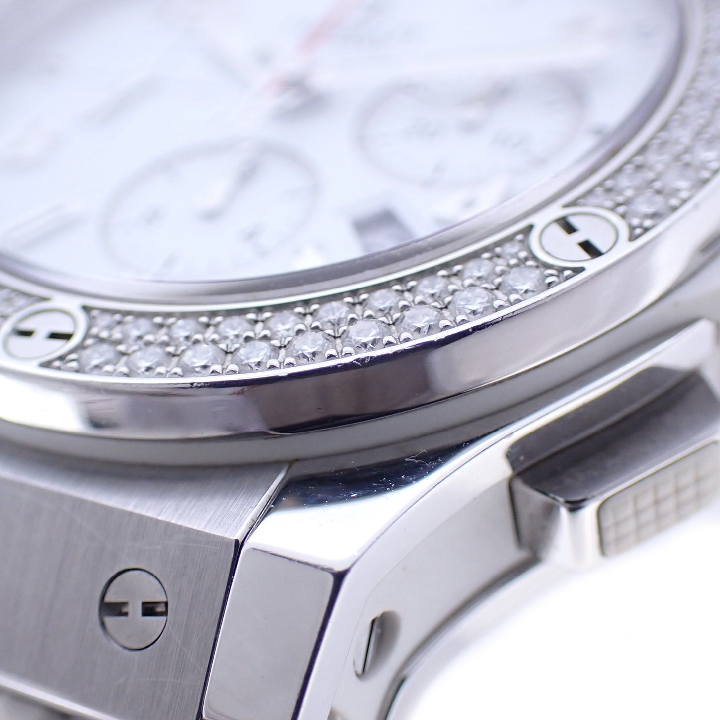 ベゼルダイヤ HUBLOT ウブロ ビッグバン オールホワイト 301.SE.230.RW.114 メンズ 腕時計