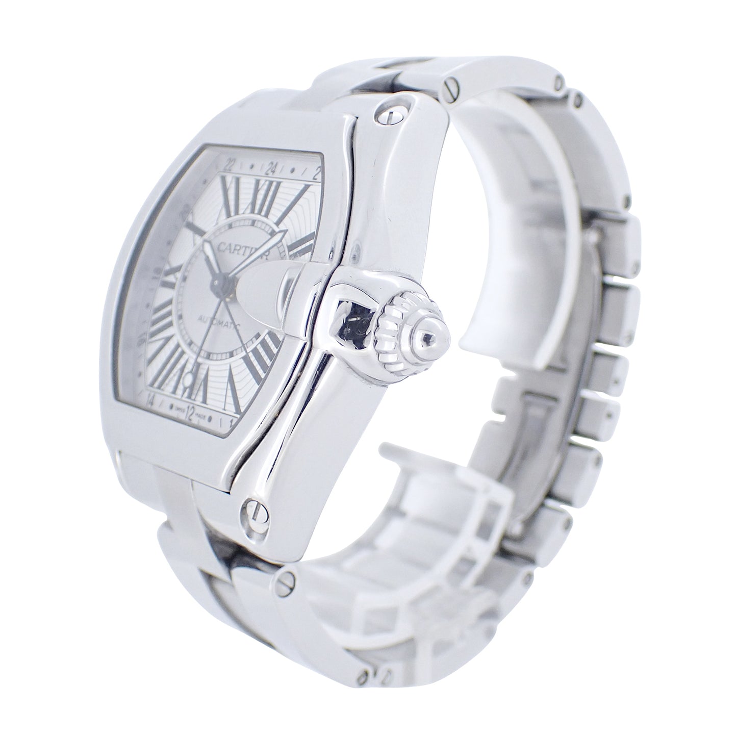 Cartier カルティエ ロードスター GMT W62032X6 メンズ 腕時計