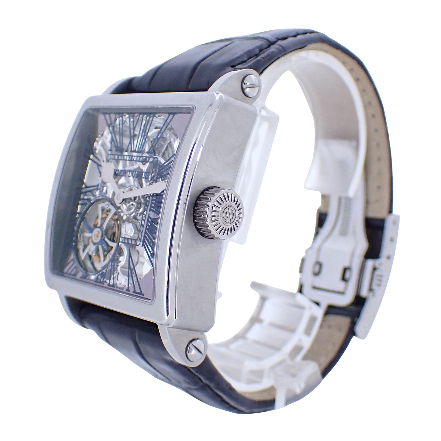 ROGER DUBUIS ロジェデュブイ ゴールデンスクエア トゥールビヨン G40 スケルトン メンズ 腕時計