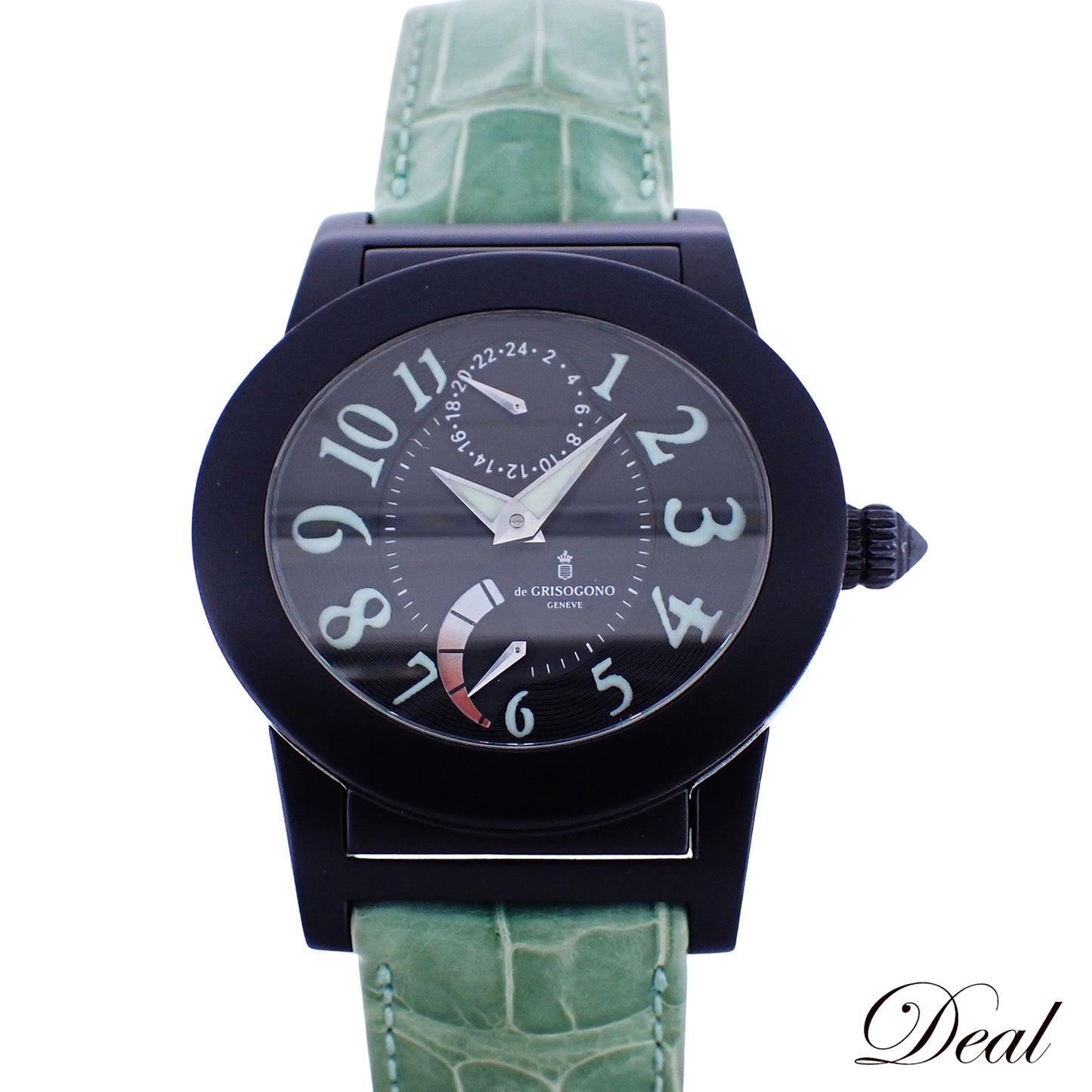 de GRISOGONO ドゥ グリソゴノ インストゥルメント・トンド パワーリザーブ メンズ 腕時計