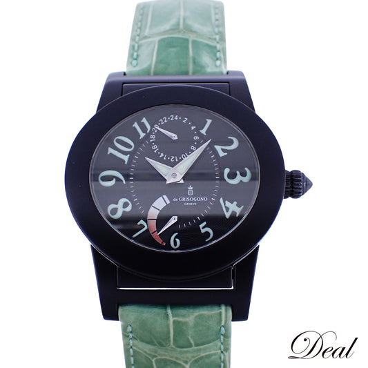 de GRISOGONO ドゥ グリソゴノ インストゥルメント・トンド パワーリザーブ メンズ 腕時計