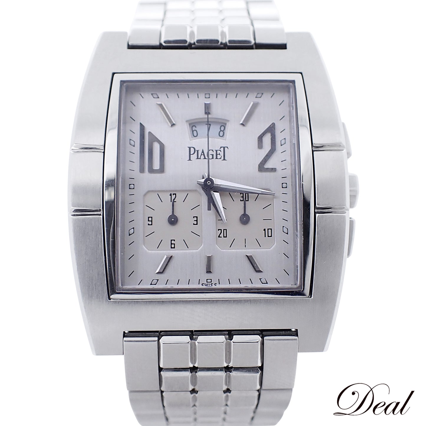 美品 PIAGET ピアジェ アップストリーム クロノ G0A26008 メンズ 腕時計