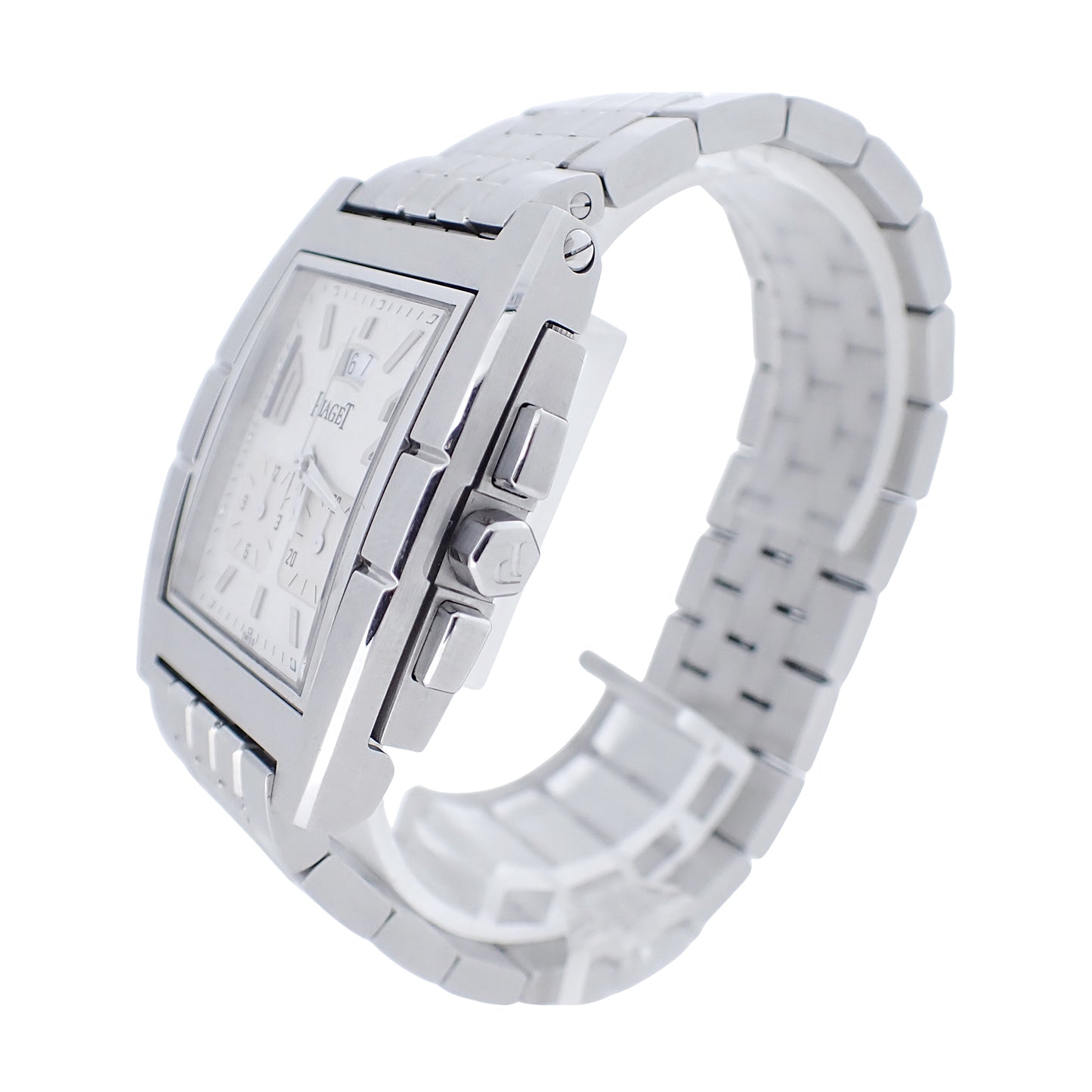 美品 PIAGET ピアジェ アップストリーム クロノ G0A26008 メンズ 腕時計