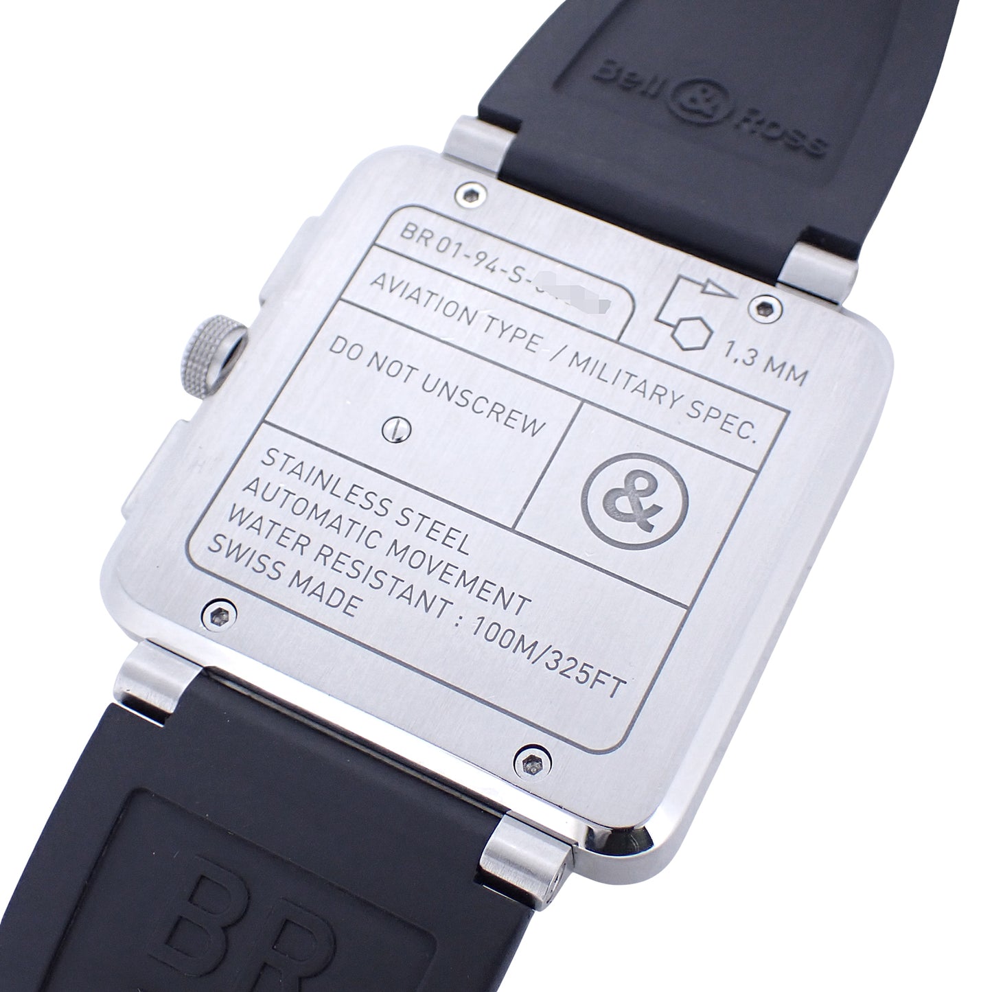 Bell＆Ross ベル＆ロス BR01-94 アヴィエイション クロノグラフ BR01-94-S メンズ 腕時計