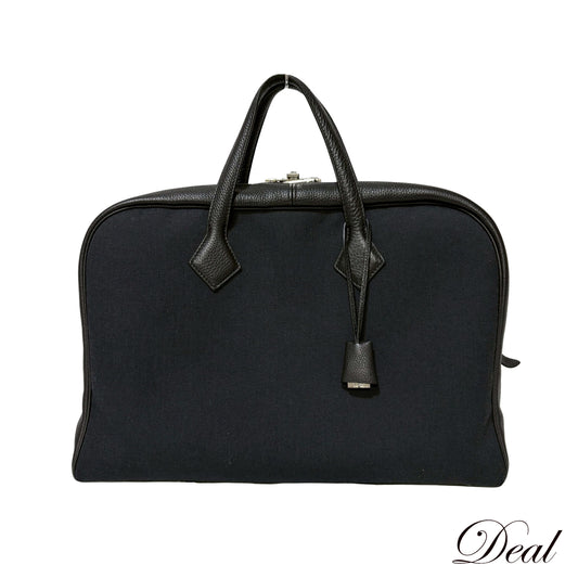 HERMES エルメス ヴィクトリア 2 12H 黒 ビジネスバッグ ブラック メンズ ブリーフケース