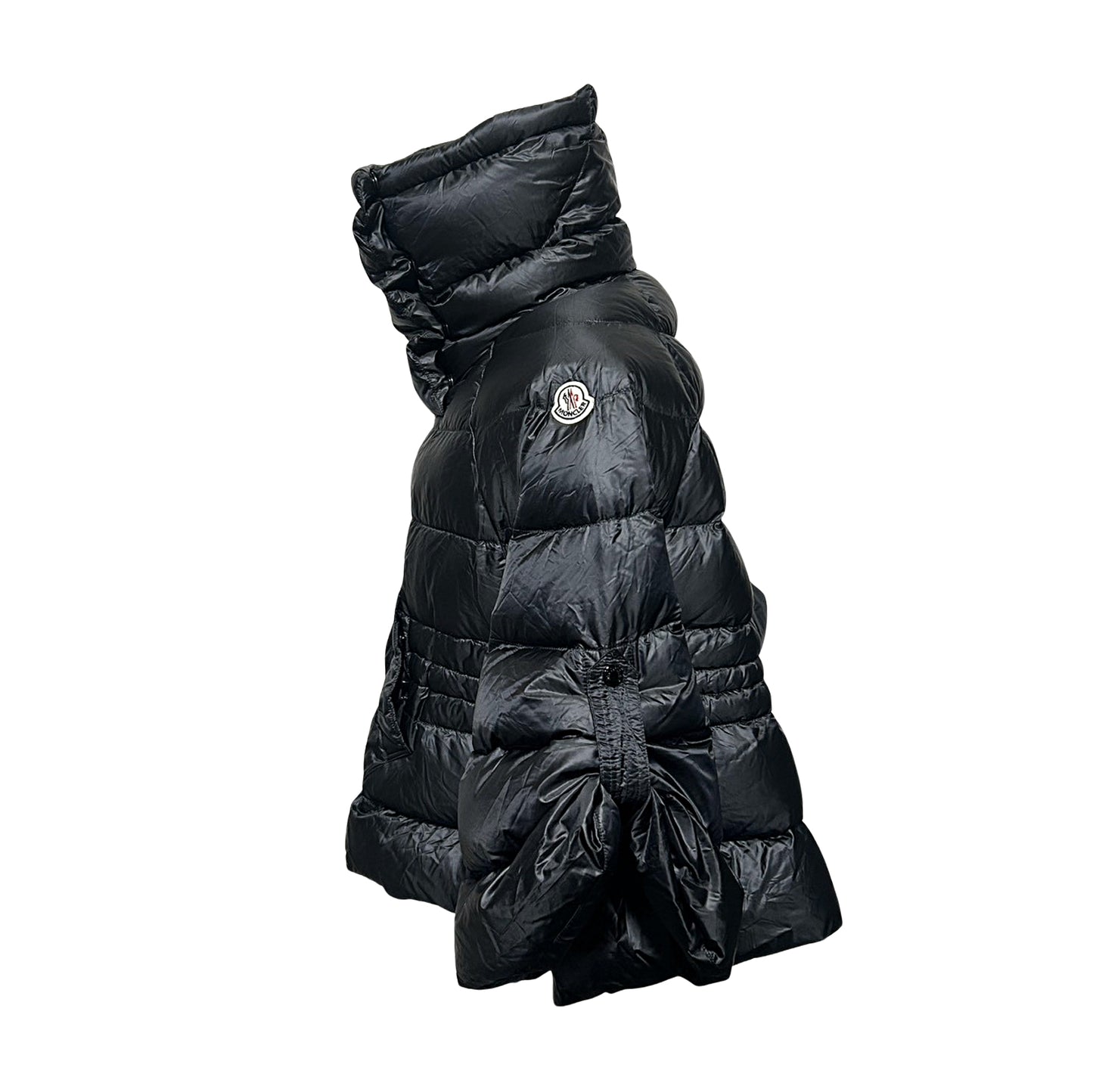 MONCLER モンクレール ダウンジャケット ケープ ブラック レディース ポンチョ