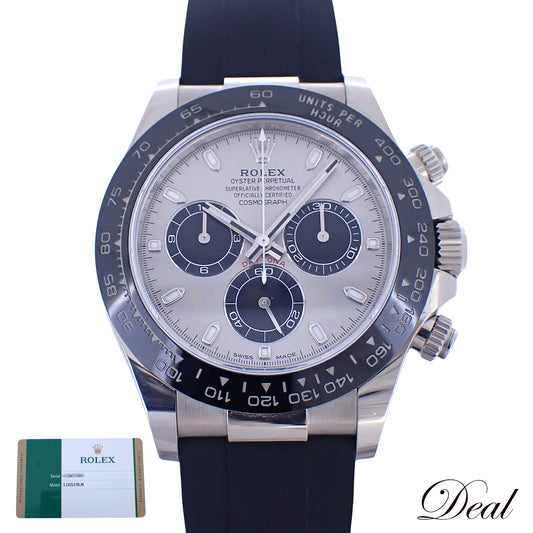 K18WG ROLEX ロレックス コスモグラフ デイトナ 116519LN スチール×ブラック メンズ 腕時計