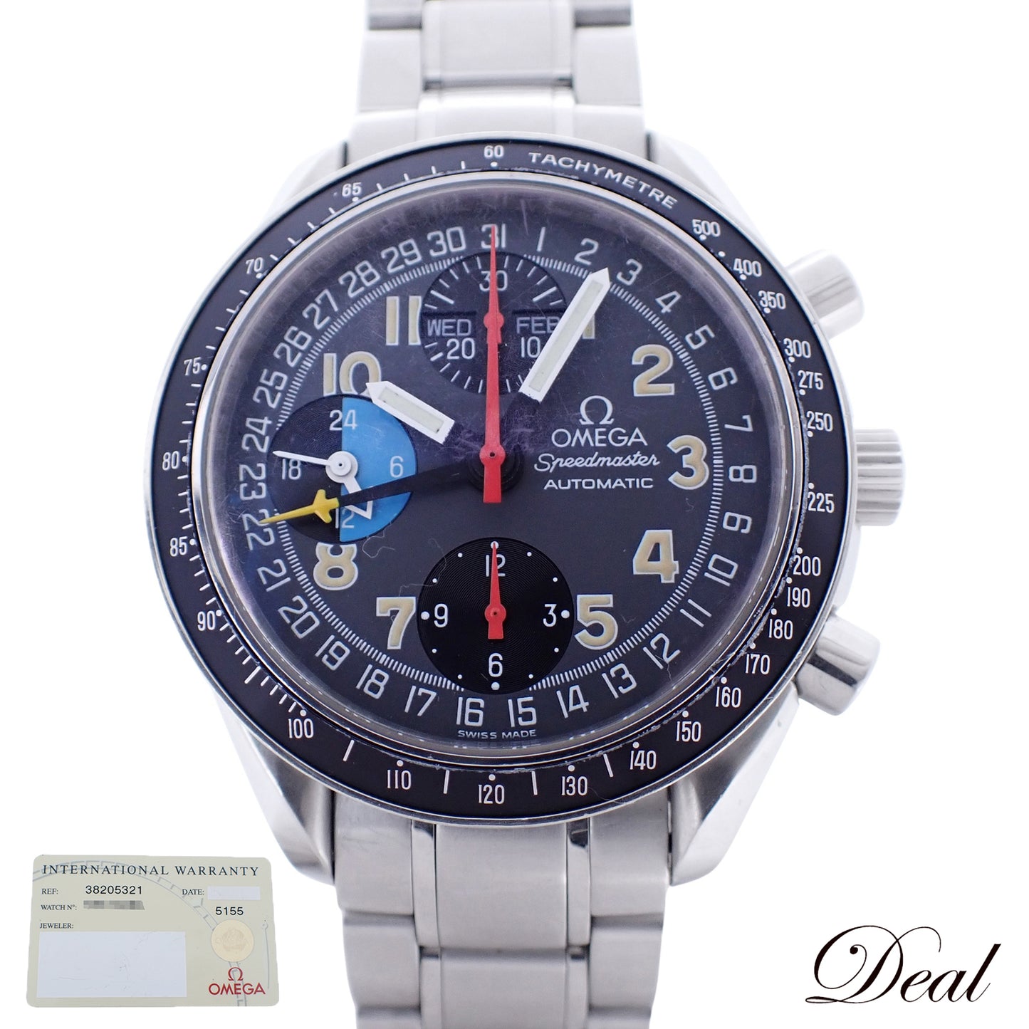 OMEGA オメガ スピードマスター マーク40 AM/PM 3820.53.21 メンズ 腕時計