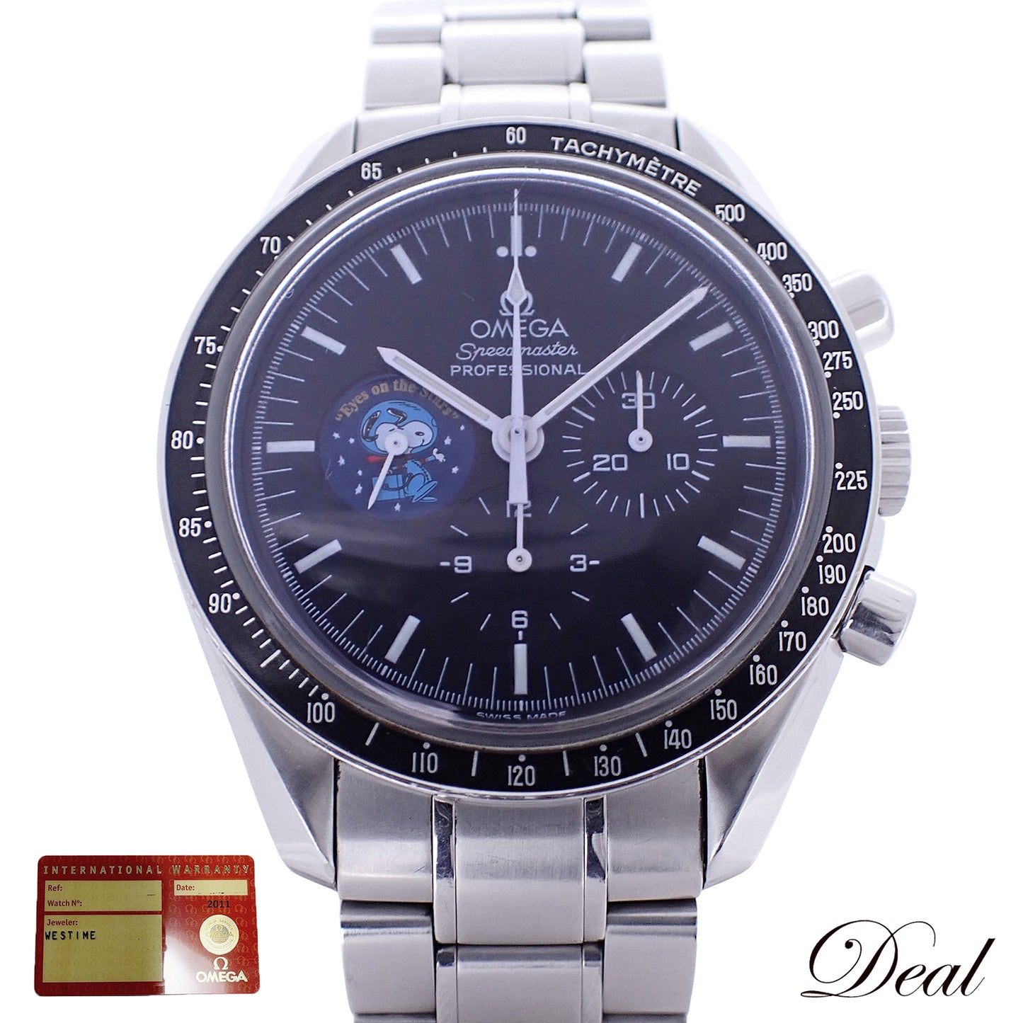 5441本限定 OMEGA オメガ スピードマスター プロフェッショナル スヌーピーアワード 3578.51 メンズ 腕時計