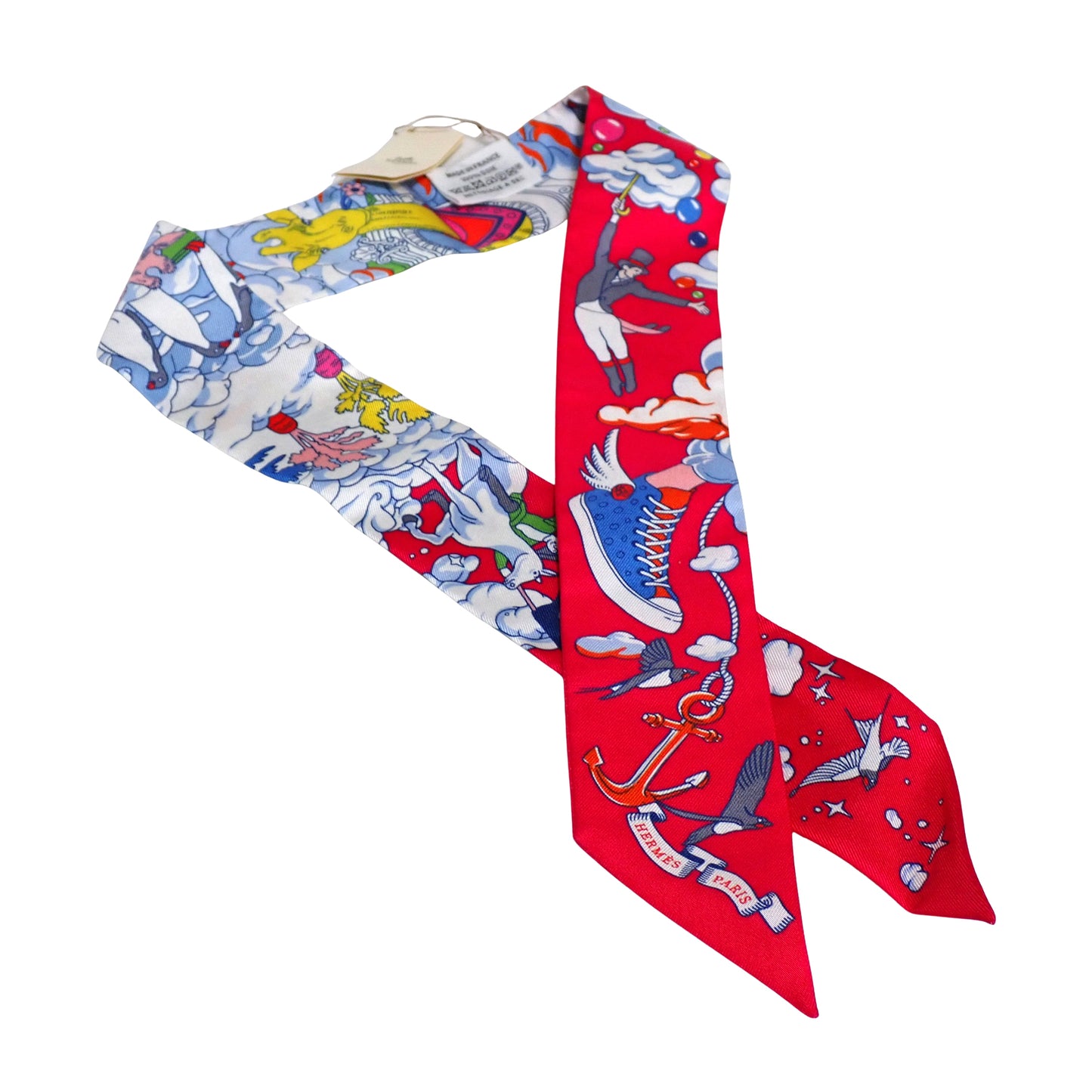 未使用 保管品 HERMES エルメス ツイリー 私の雲 Sur Mon Nuage H063900S08 ピンク レディース スカーフ