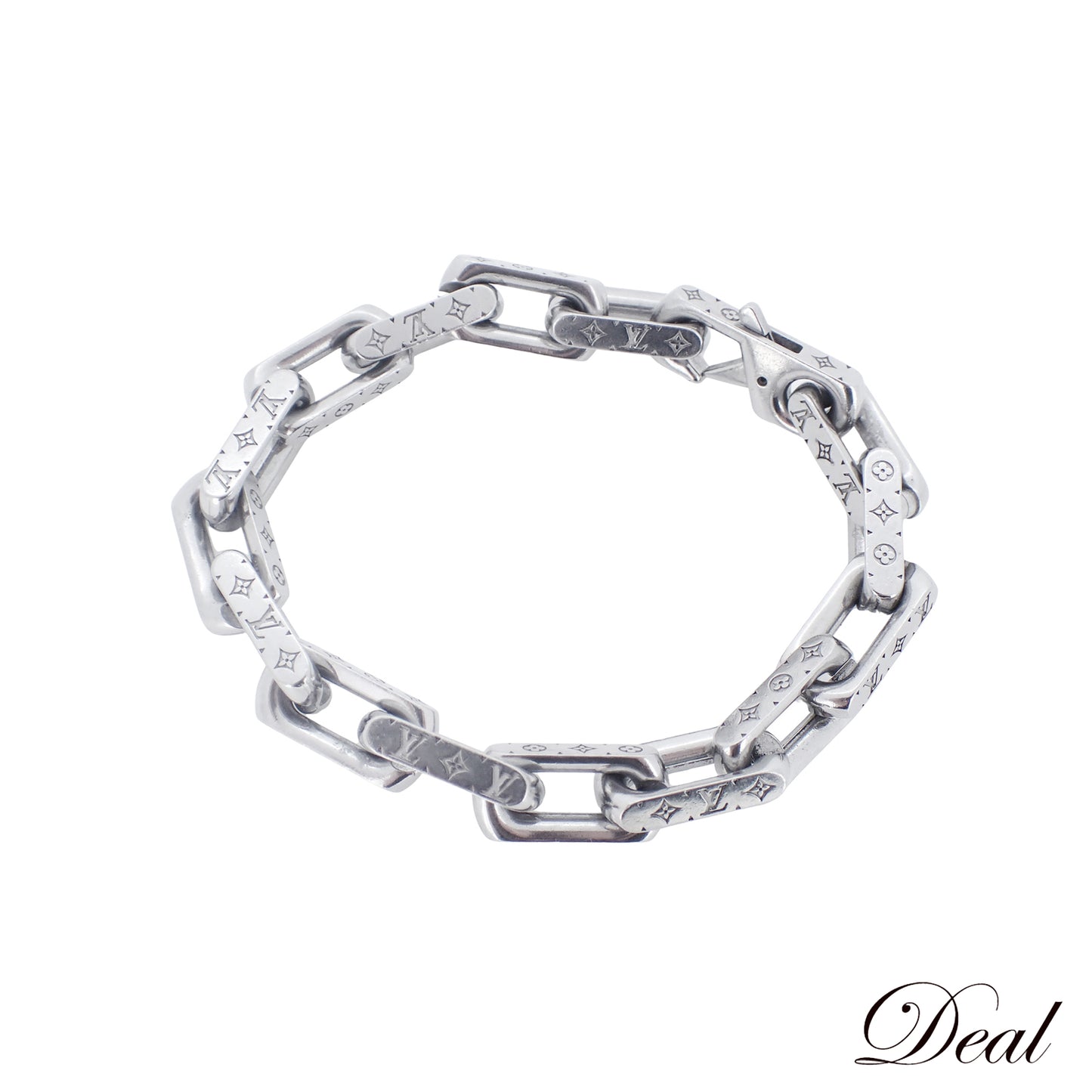 LOUIS VUITTON ルイ・ヴィトン モノグラム チェーン M00309 シルバー メンズ ブレスレット
LV